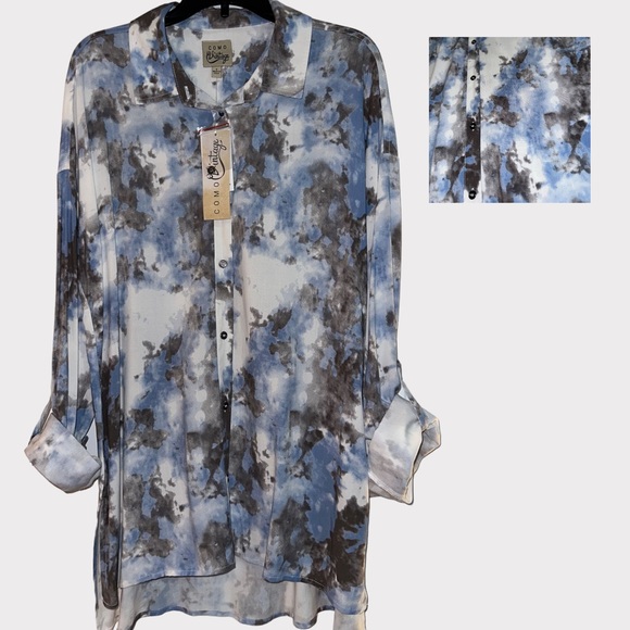 Como Vintage Dresses & Skirts - 5 for💲20 COMO VINTAGE’ Button Up Dress/Blouse. NWT